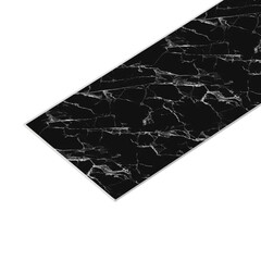 Панель стеновая ПВХ для кухни 3000х600х1 мм крестола черная - фото 1