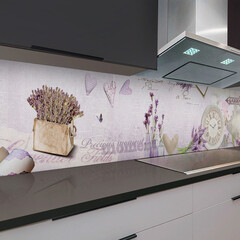 Панель стеновая пластик для кухни 3000х600х1,5 мм прованс-2 - фото 3