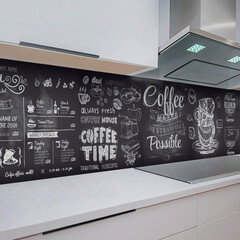 Панель стеновая пластик для кухни 3000х600х1,5 мм меню - фото 3