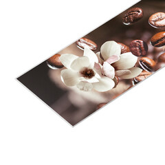 Панель стеновая пластик для кухни 3000х600х1,5 мм кофейный аромат - фото 1