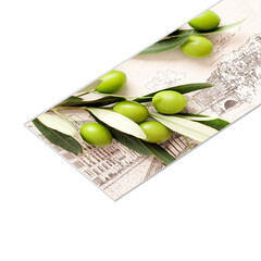 Панель стеновая пластик для кухни 3000х600х1,5 мм итальянская олива - фото 1