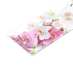 Панель стеновая пластик для кухни 3000х600х1,5 мм ветка орхидеи - фото 1