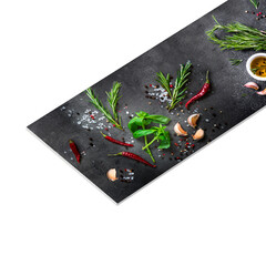 Панель стеновая пластик для кухни 3000х600х1,5 мм розмарин - фото 1