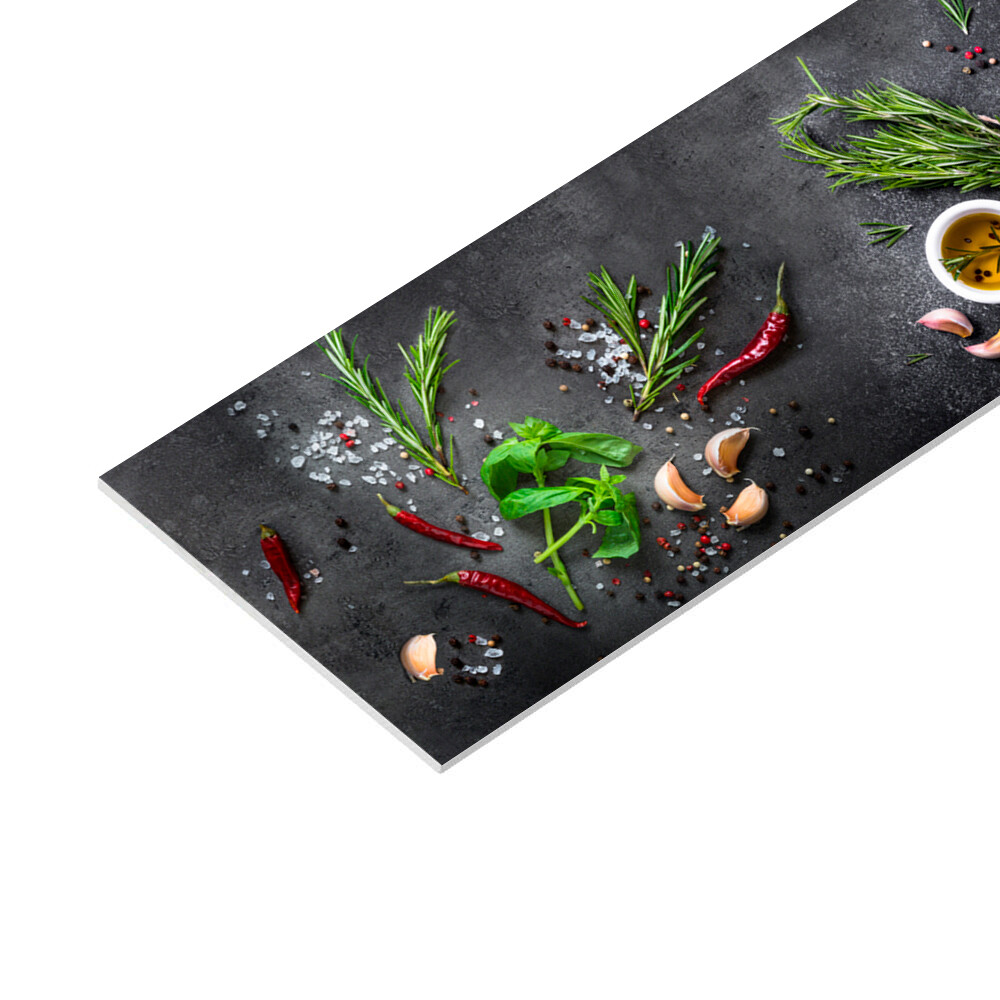 Панель стеновая пластик для кухни 3000х600х1,5 мм розмарин