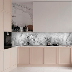 Панель стеновая пластик для кухни 4000х600х1,5 мм после дождя - фото 3