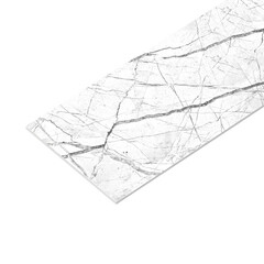 Панель стеновая пластик для кухни 3000х600х1,5 мм каррарский мрамор - фото 1