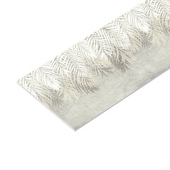 Панель стеновая пластик для кухни 4000х600х1,5 мм листья сканди - фото 1