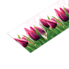 Панель стеновая ПВХ для кухни 4000х600х1 мм тюльпаны - фото 1