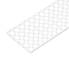 Панель стеновая пластик для кухни 4000х600х1,5 мм арабеска - фото 1