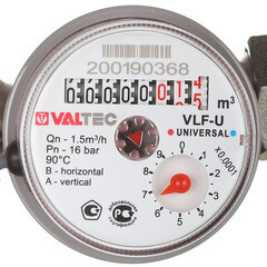Счетчик универсальный Valtec DN15 80 мм со сгонами с импульсным выходом - фото 4