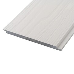 Сайдинг фиброцементный FCSPRO Wood Click 3000х190 мм F01 белый минерал - фото 1