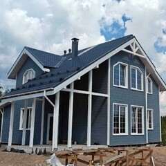 Сайдинг фиброцементный FCSPRO Wood Click 3000х190 мм F15 северный океан - фото 6