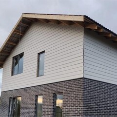 Сайдинг фиброцементный FCSPRO Wood Classic 3000х190 мм F05 серый минерал - фото 7