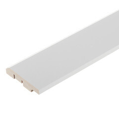 Плинтус МДФ Cosca Décor AP07 белый 80х16х2400 мм под покраску фигурный - фото 4