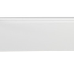 Плинтус МДФ Cosca Décor AP07 белый 80х16х2400 мм под покраску фигурный - фото 2