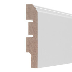 Плинтус МДФ Cosca Décor AP07 белый 80х16х2400 мм под покраску фигурный - фото 5