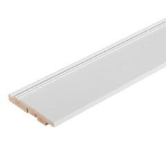 Плинтус МДФ Cosca Décor AP10 белый 100х16х2400 мм под покраску фигурный - фото 5