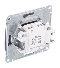 Выключатель Systeme Electric Glossa двухклавишный встраиваемый антрацит (GSL000751) - фото 5