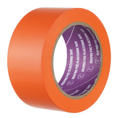 Лента малярная RoxelPro для защиты дверей и окон оранжевая 50 мм 33 м тисненая (314405) - фото 1