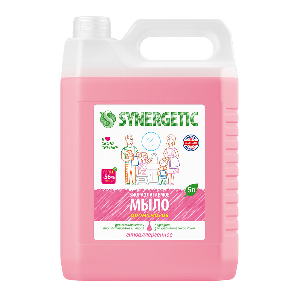 Изображение товара Жидкое мыло Synergetic Аромамагия для рук и тела 5 л