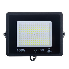 Изображение товара Прожектор светодиодный Gauss Qplus ДО-100 6500К 100 Вт IP65 черный