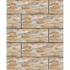 Клинкерная плитка для фасада Cerrad Kamien Aragon brick (9 шт.=0,6 кв.м ) светло-серая 450х150х9 мм