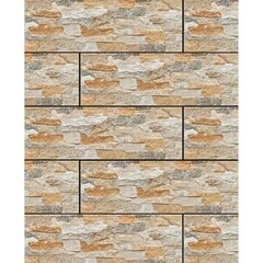 Клинкерная плитка для фасада Cerrad Kamien Aragon brick (9 шт.=0,6 кв.м ) светло-серая 450х150х9 мм