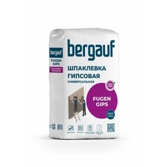 Шпаклевка гипсовая Bergauf Fugen Gips универсальная белая 25 кг - фото 2