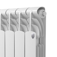 Радиатор алюминиевый Royal Thermo Revolution A 500 мм 4 секции 1" боковое подключение белый - фото 5