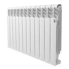 Изображение товара Радиатор алюминиевый Royal Thermo Revolution A 500 мм 12 секций 1" боковое подключение белый