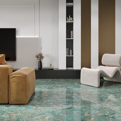 Керамогранит Laparet Maestro Aqua зеленый 600х600х10 мм (4 шт.=1,44 кв.м) - фото 2