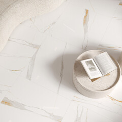 Керамогранит Laparet Nashira белый 800х800х9 мм (3 шт.=1,92 кв.м) - фото 2