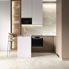 Керамогранит Laparet Stubay Onyx Crema бежевый 600х600х10 мм (4 шт.=1,44 кв.м) - фото 12