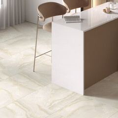 Керамогранит Laparet Stubay Onyx Crema бежевый 600х600х10 мм (4 шт.=1,44 кв.м) - фото 11