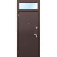 Дверь входная Ferroni Гарда левая антик медь - антик медь с фрамугой 960х2500 мм - фото 4
