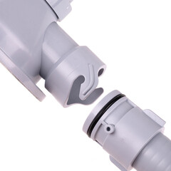 Сифон для мойки АНИ пласт 3 1/2х40 мм со смещением с выпуском d115 мм с переливом с соединением 40 мм (F5345S) - фото 4