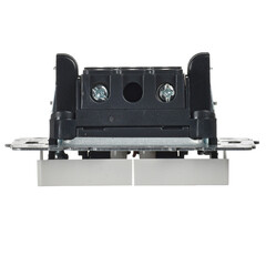 Выключатель IEK Brite ВС10-2-1-БрБ двухклавишный встраиваемый белый с подсветкой (BR-V20-1-10-K01) - фото 4