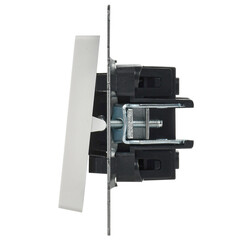 Выключатель IEK Brite ВС10-1-3-БрБ одноклавишный встраиваемый белый перекрестный (BR-V13-0-10-K01) - фото 4