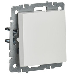 Выключатель IEK Brite ВС10-1-3-БрБ одноклавишный встраиваемый белый перекрестный (BR-V13-0-10-K01) - фото 2