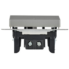 Выключатель IEK Brite ВС10-1-1-БрС одноклавишный встраиваемый сталь с подсветкой (BR-V10-1-10-K46) - фото 4