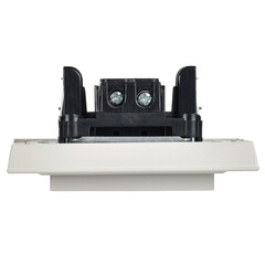 Выключатель IEK Brite ВСР10-1-0-БрБ одноклавишный встраиваемый белый (BR-V10-0-10-K01-F) - фото 2