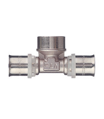 Тройник VALTEC (VTm.232.N.200520) 20(пресс) х 3/4 ВР(г) х 20(пресс) - фото 3