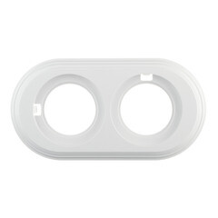 Изображение товара Рамка Bironi Лизетта двухместная белая ретро (BF1-620-21)