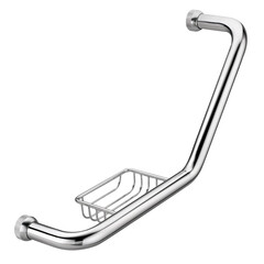 Поручень для ванной WasserKraft 490 мм металл хром (K-1077L) - фото 1