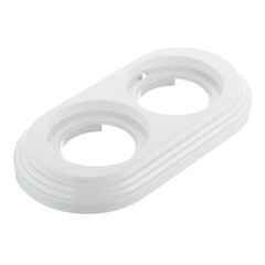 Рамка Bironi Лизетта двухместная белая ретро (BF1-620-21) - фото 4