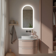 Зеркало с подсветкой фигурное 80х40 см с сенсорным включением Silver Mirrors Blanca (LED-00003102) - фото 8