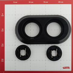 Рамка Bironi Лизетта двухместная черная ретро (BF1-620-23) - фото 3