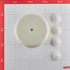 Коробка распределительная Bironi Лизетта накладная слоновая кость ретро (B1-522-211-K) - фото 3