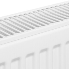 Радиатор стальной панельный тип 22 КМ 500х1200 мм1/2 боковое подключение белый - фото 3