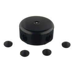 Коробка распределительная Bironi Лизетта накладная черная ретро (B1-522-23-K) - фото 3